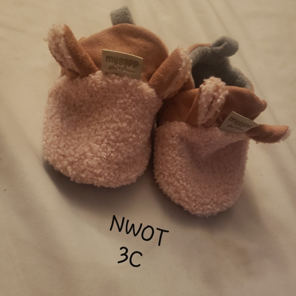 Pink baby boots